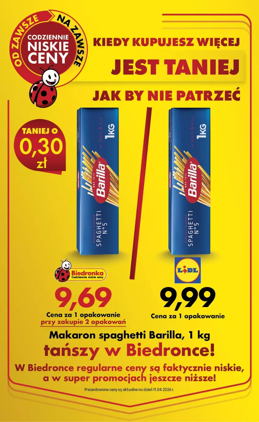 Gazetka promocyjna Biedronka - Od Poniedziałku - ważna 13.04 do 18.04.2026 - strona 5 - produkty: Barilla, Fa, Makaron, Spaghetti