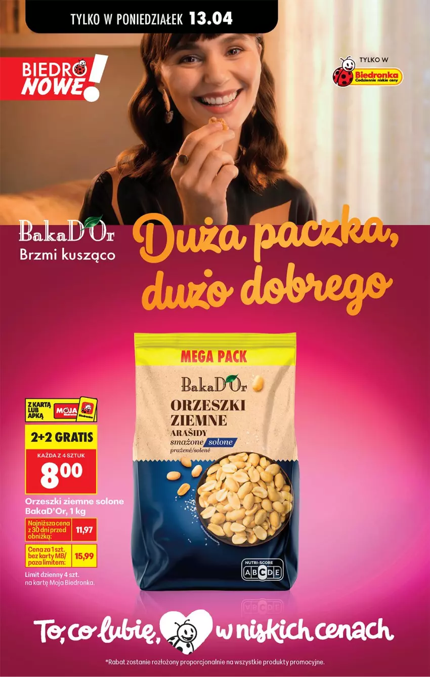 Gazetka promocyjna Biedronka - Od Poniedziałku - ważna 13.04 do 18.04.2026 - strona 55 - produkty: Gra, Orzeszki, Por