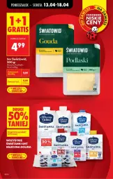 Gazetka promocyjna Biedronka - Od Poniedziałku - Gazetka - ważna od 18.04 do 18.04.2026 - strona 16 - produkty: Ser, Podlaski, Gouda, Mleko