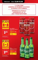 Gazetka promocyjna Biedronka - Od Poniedziałku - Gazetka - ważna od 18.04 do 18.04.2026 - strona 23 - produkty: Piwa, Piwo, Gra, Warka