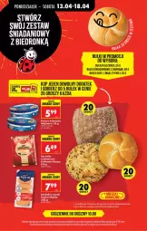 Gazetka promocyjna Biedronka - Od Poniedziałku - Gazetka - ważna od 18.04 do 18.04.2026 - strona 35 - produkty: Ser, Królewski, Kajzerka, Serdelki, Tuńczyk, Danio, Bułka