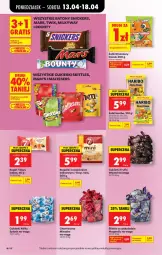 Gazetka promocyjna Biedronka - Od Poniedziałku - Gazetka - ważna od 18.04 do 18.04.2026 - strona 56 - produkty: Sok, Ser, Por, Cukier, Dinozaur, Bounty, Twix, Snickers, Wawel, 7 Days, Rogal, Mars, Baton, Cukierki, Kakao, Haribo