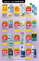 Gazetka promocyjna Biedronka - Od Poniedziałku - Gazetka - ważna od 18.04 do 18.04.2026 - strona 70 - produkty: Nivea Men, Por, Gra, Corega, Pantene, Pasta do zębów, Szynka, Płyn do płukania, Gillette, Maszynka, Odżywka, Maszynka do golenia, Colgate, Woda, Sensodyne, Nivea, LG