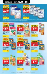 Gazetka promocyjna Biedronka - Od Poniedziałku - Gazetka - ważna od 18.04 do 18.04.2026 - strona 72 - produkty: HiPP, Sok, Ser, Ryż, Por, Mus, Gerber, BoboVita, O nas, Dada, Tonik, Smoothie, Baton, Kubuś, Deser, Woda, Karmi, Mleko, Fa, BEBILON, Hipp Bio