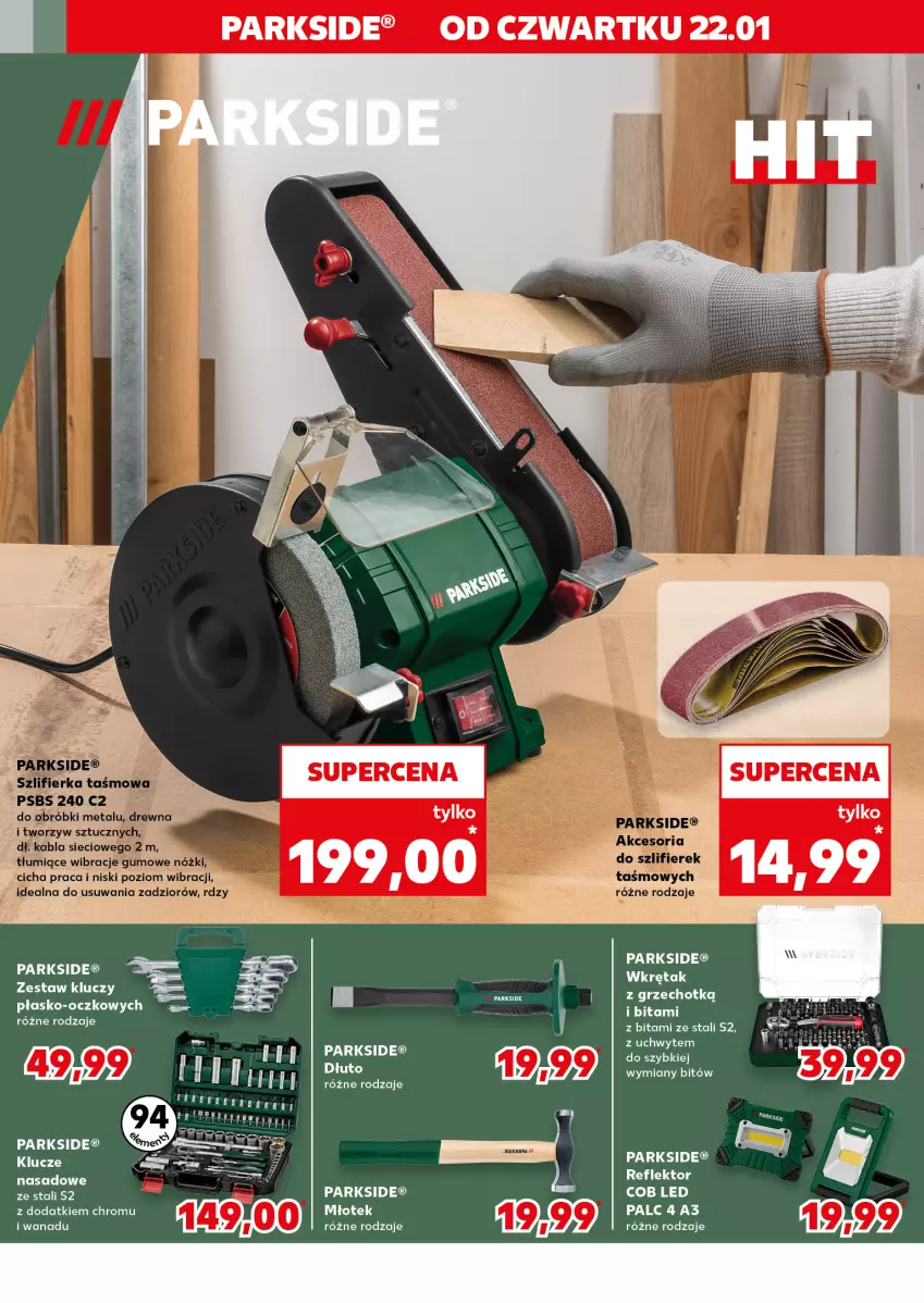 Gazetka promocyjna Kaufland - Kaufland - ważna 22.01 do 28.01.2026 - strona 14 - produkty: Fa, LG, Młot, Młotek, Parkside, Wkręt, Zestaw kluczy