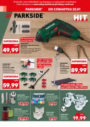 Gazetka promocyjna Kaufland - Kaufland - Gazetka - ważna od 28.01 do 28.01.2026 - strona 12 - produkty: Parkside, Por, Noż, Inka, Papier, Tran, Tarka, Lampa LED, Wkręt, Sport, Wózek, Wkrętarka, Lampa, Dywan, Akumulator