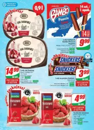 Gazetka promocyjna Dino - Gazetka - ważna od 16.01 do 16.01.2024 - strona 15 - produkty: Truskawki, Snickers, Lody, Mars, Ogród