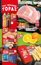Gazetka promocyjna Topaz - Gazetka - Gazetka - ważna od 19.01 do 19.01.2022 - strona 1 - produkty: Jaja, Szynka, Mleczko, Tymbark, Ptasie mleczko, Waga, Napój