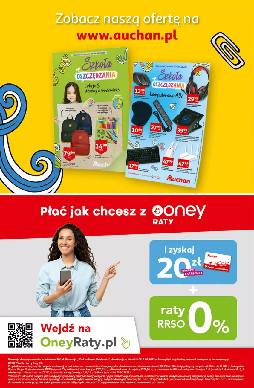 Gazetka promocyjna Auchan - Szkoła oszczędzania Temat PrzeAtrakcje cenowe Hipermarkety - ważna 18.08 do 24.08.2022 - strona 38