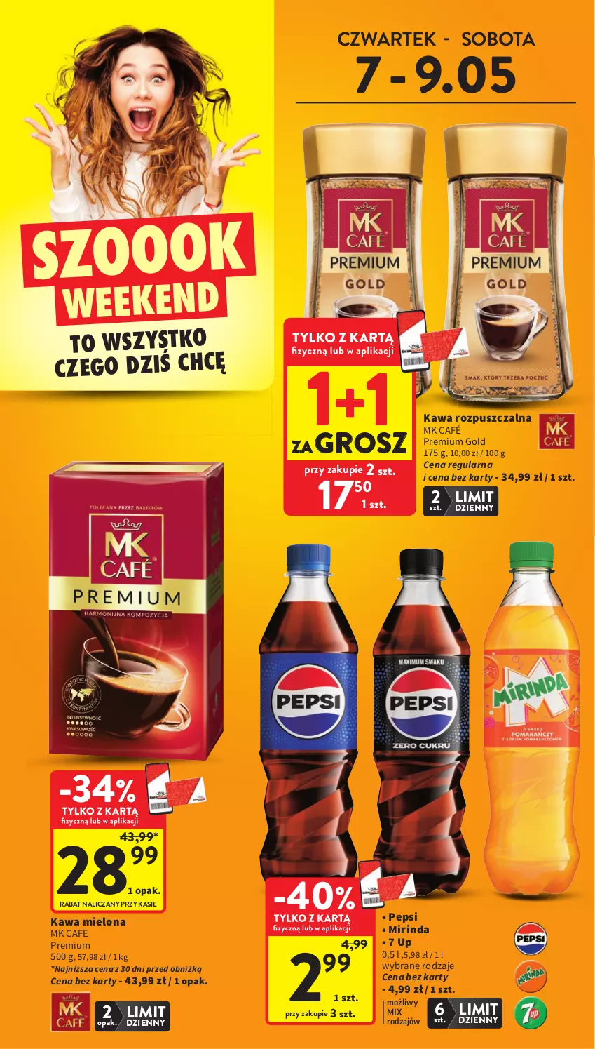 Gazetka promocyjna Intermarche - Gazetka promocyjna - ważna 07.05 do 13.05.2026 - strona 4 - produkty: Kawa, Kawa mielona, Kawa rozpuszczalna, Mirinda, Pepsi