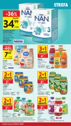 Gazetka promocyjna Intermarche - Gazetka promocyjna - Gazetka - ważna od 13.05 do 13.05.2026 - strona 36 - produkty: HiPP, Banany, Sok, Ser, Gra, Gerber, Truskawki, Jagody, BoboVita, Kiwi, NAN Optipro, Serek, Owoce, Deser, Mango, Nestlé, Nektar, Kokos, Jabłka, Fa