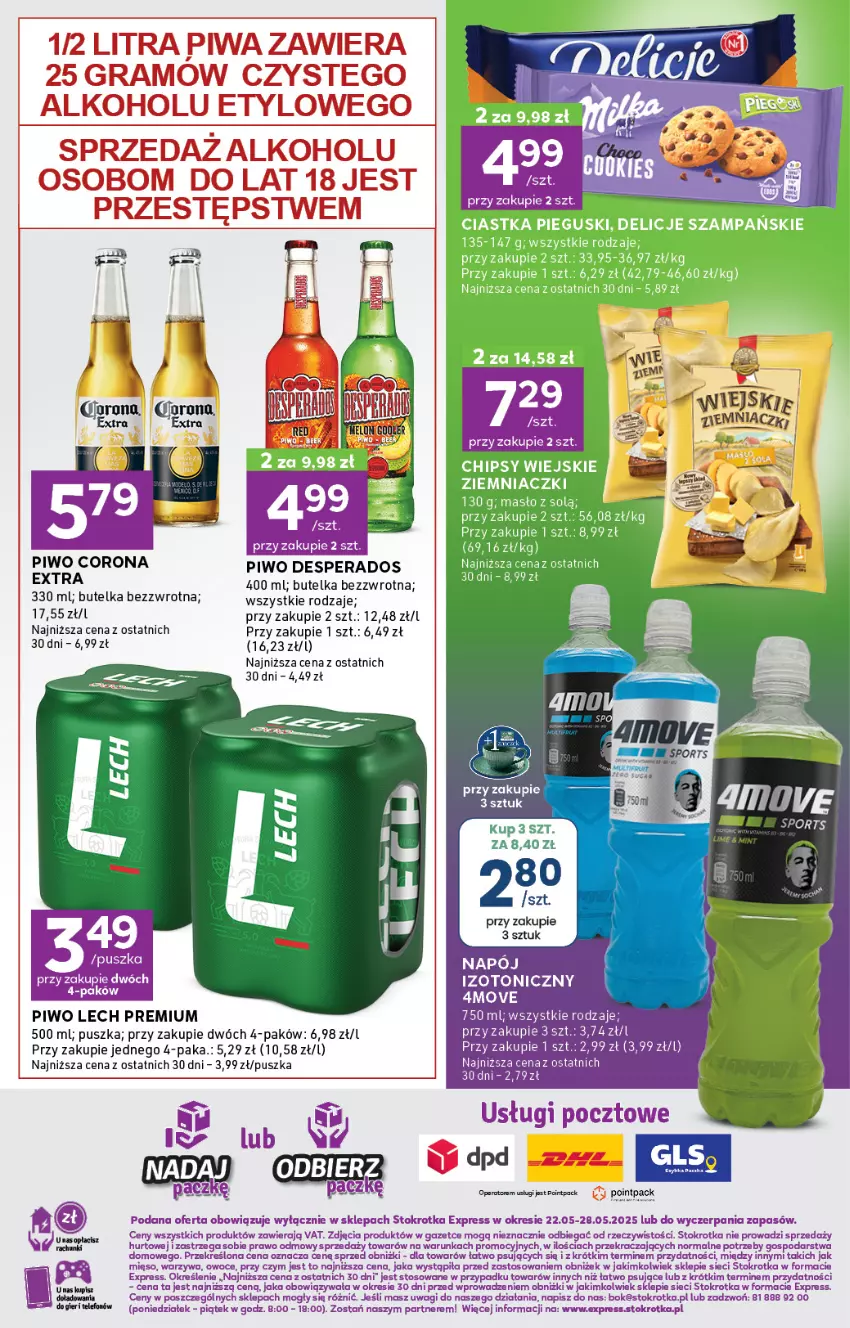 Gazetka promocyjna Stokrotka - Stokrotka Express - ważna 22.05 do 28.05.2025 - strona 5 - produkty: Corona Extra, Desperados, Gra, Lech Premium, O nas, Owoce, Piwa, Piwo, Wagi, Warzywa