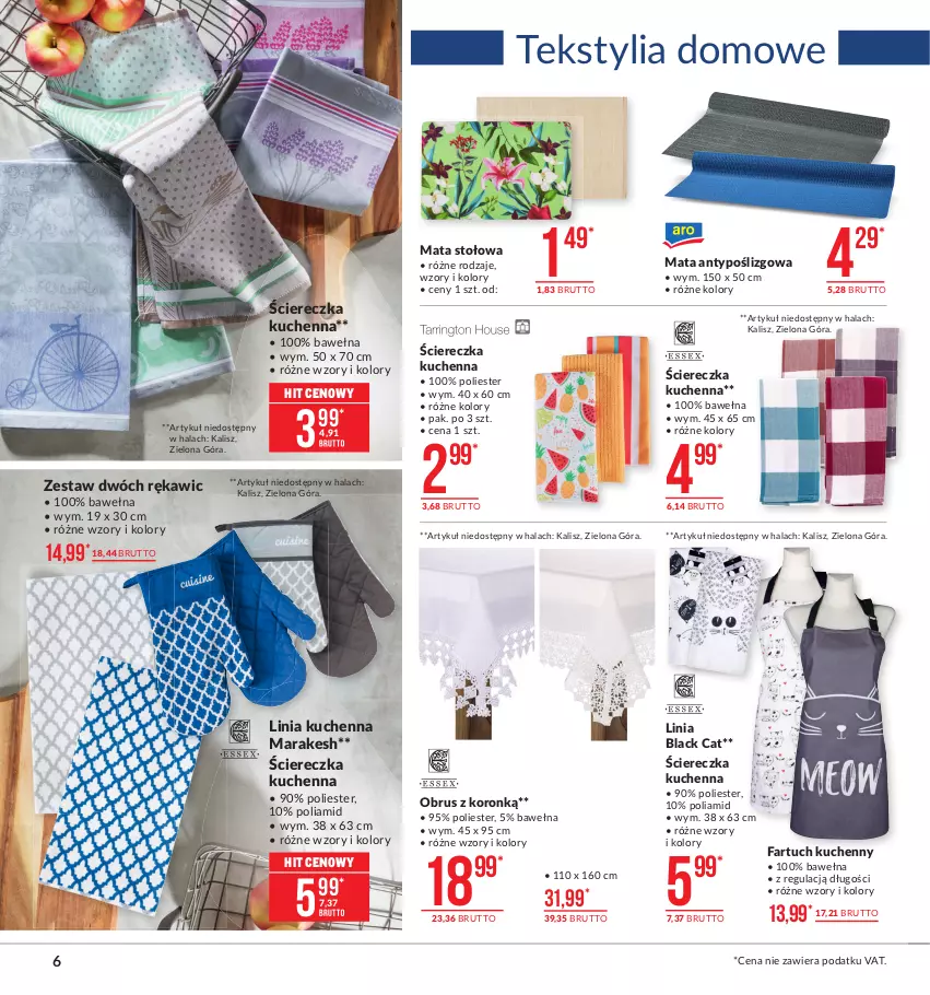 Gazetka promocyjna Makro - [Oferta promocyjna] Artykuły przemysłowe - ważna 26.01 do 08.02.2021 - strona 6 - produkty: Fa, Fartuch kuchenny, Lack, Obrus, Wełna