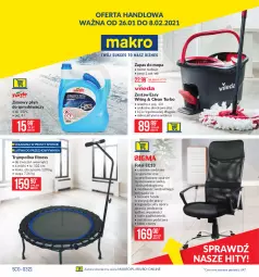 Gazetka promocyjna Makro - [Oferta promocyjna] Artykuły przemysłowe - Gazetka - ważna od 08.02 do 08.02.2021 - strona 1 - produkty: Sok, Por, Mop, Sito, Wiadro, Płyn do spryskiwaczy, Biuro, Siedzisko, Fotel, Waga