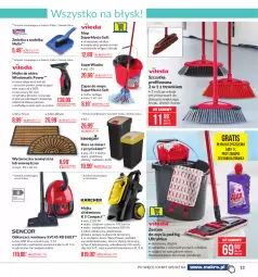 Gazetka promocyjna Makro - [Oferta promocyjna] Artykuły przemysłowe - Gazetka - ważna od 08.02 do 08.02.2021 - strona 13 - produkty: Teleskop, Odkurzacz, Sok, Mop, Koc, Gra, Ajax, Wycieraczka, Rama, Myjka do okien, Szczotka, Kosz, Wiadro, Bateria, Pistolet, Orka, Myjka ciśnieniowa, LG
