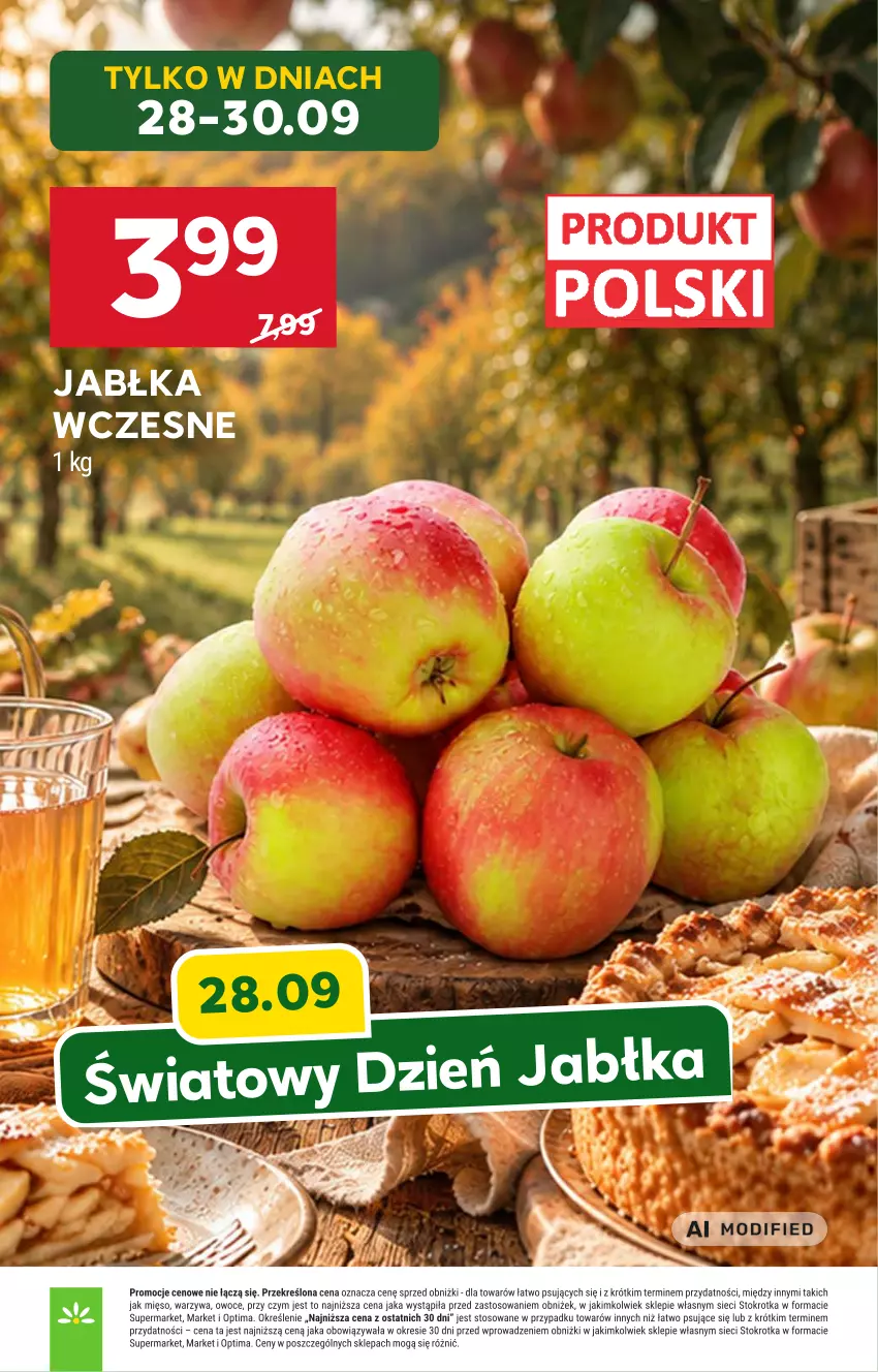 Gazetka promocyjna Stokrotka - Supermarket - ważna 24.09 do 30.09.2026 - strona 13 - produkty: Jabłka