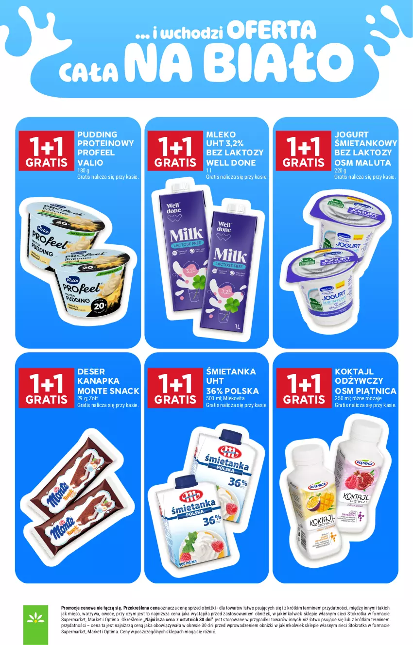 Gazetka promocyjna Stokrotka - Supermarket - ważna 24.09 do 30.09.2026 - strona 8 - produkty: Deser, Gra, Jogurt, Mięso, Mleko, Mlekovita, Monte, Optima, Owoce, Piątnica, Pudding, Ser, Warzywa, Zott