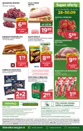 Gazetka promocyjna Stokrotka - Supermarket - Gazetka - ważna od 30.09 do 30.09.2026 - strona 42 - produkty: Piwa, Piwo, Warzywa, Gra, Telefon, Papryka czerwona, Papryka, O nas, Kiełbasa podwawelska, Mlekovita, Filet z piersi indyka, Wawel, Dres, Perła, Optima, Winogrona, Owoce, Felix, Wino, Wagi, Kiełbasa, Mięso, Nestlé, Mleko