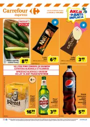 Gazetka promocyjna Carrefour - Gazetka Express - Gazetka - ważna od 01.05 do 01.05.2023 - strona 2 - produkty: Piwa, Piwo, Por, Gra, 7up, Mirinda, Lody, Perła, Pepsi, Sport, Napój gazowany, Napój