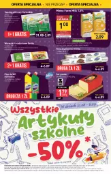 Gazetka promocyjna Stokrotka - Market - Gazetka - ważna od 06.09 do 06.09.2023 - strona 8 - produkty: Domestos, Warzywa, Ser, Por, Gra, Twaróg, Rama, Tran, Farm Milk, Mysz, Twaróg półtłusty, Płyn do wc, Danio, Owoce, Gouda, Mięso, Folia aluminiowa, Mleko, Fa