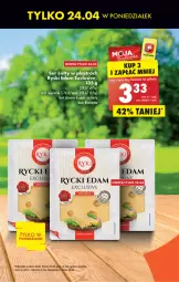 Gazetka promocyjna Biedronka - Gazetka - ważna od 29.04 do 29.04.2023 - strona 13 - produkty: Rycki Edam, Sok, , Edam