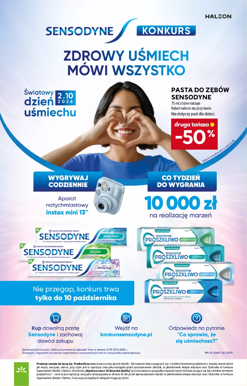 Gazetka promocyjna Stokrotka - Market - ważna 08.10 do 14.10.2026 - strona 26 - produkty: Dzieci, Mięso, Optima, Owoce, Pasta do zębów, Sensodyne, Warzywa