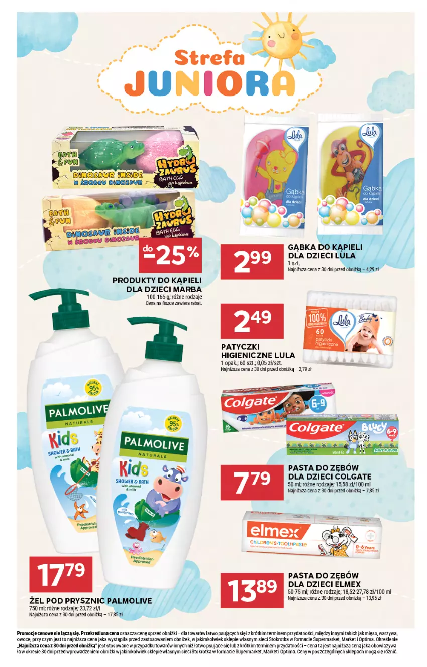 Gazetka promocyjna Stokrotka - Market - ważna 08.10 do 14.10.2026 - strona 31 - produkty: Colgate, Dzieci, Elmex, Fa, LG, Mięso, Optima, Owoce, Pasta do zębów, Warzywa