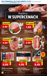 Gazetka promocyjna Lidl - GAZETKA OD 25.11 DO 28.11 - Gazetka - ważna od 28.11 do 28.11.2021 - strona 18 - produkty: Kurczak, Polędwica, Gin, Filet z piersi kurczaka, Prosciutto, Dulano, Szynka, PIKOK