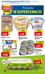Gazetka promocyjna Lidl - GAZETKA OD 25.11 DO 28.11 - Gazetka - ważna od 28.11 do 28.11.2021 - strona 20 - produkty: Serek wiejski, Sok, Ser, Por, Gra, Piątnica, Zott, Jaja, Mlekovita, Mascarpone, Serek, Margaryna, Delma, Monte, Mleko