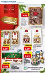 Gazetka promocyjna Lidl - GAZETKA OD 25.11 DO 28.11 - Gazetka - ważna od 28.11 do 28.11.2021 - strona 32 - produkty: Piernik, Ser, Gra, Cukier, Alkohole, Deser, Cukierki, Kakao, Baryłki, Fa