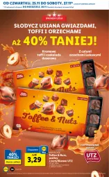 Gazetka promocyjna Lidl - GAZETKA OD 25.11 DO 28.11 - Gazetka - ważna od 28.11 do 28.11.2021 - strona 34 - produkty: Ser, Praliny, Gwiazda, Czekolada, Deser, Kakao