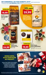 Gazetka promocyjna Lidl - GAZETKA OD 25.11 DO 28.11 - Gazetka - ważna od 28.11 do 28.11.2021 - strona 35 - produkty: Nescafé, Kawa rozpuszczalna, Gin, Kawa ziarnista, Bell, Dallmayr, Chia, Kawa, Dolce Gusto, Bella