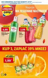 Gazetka promocyjna Lidl - GAZETKA OD 25.11 DO 28.11 - Gazetka - ważna od 28.11 do 28.11.2021 - strona 36 - produkty: Sok, Pur, Napoje, Woda mineralna, Woda, Napój, Mięta, Hortex