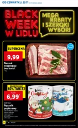 Gazetka promocyjna Lidl - GAZETKA OD 25.11 DO 28.11 - Gazetka - ważna od 28.11 do 28.11.2021 - strona 4 - produkty: Papier, Ręcznik, Boczek, Boczek wieprzowy