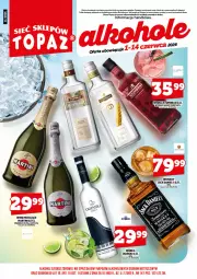 Gazetka promocyjna Topaz - Gazetka - Gazetka - ważna od 14.06 do 14.06.2026 - strona 3 - produkty: Top, Mus, Martini, Wino musujące, Wódka, Prosecco, Ogiński, Jack Daniel's, Wino