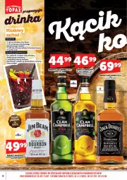 Gazetka promocyjna Topaz - Gazetka - Gazetka - ważna od 14.06 do 14.06.2026 - strona 8 - produkty: Bourbon, Bell, Whiskey, Cytryny, Syrop, Whisky, Jim Beam, Lanki, Fa