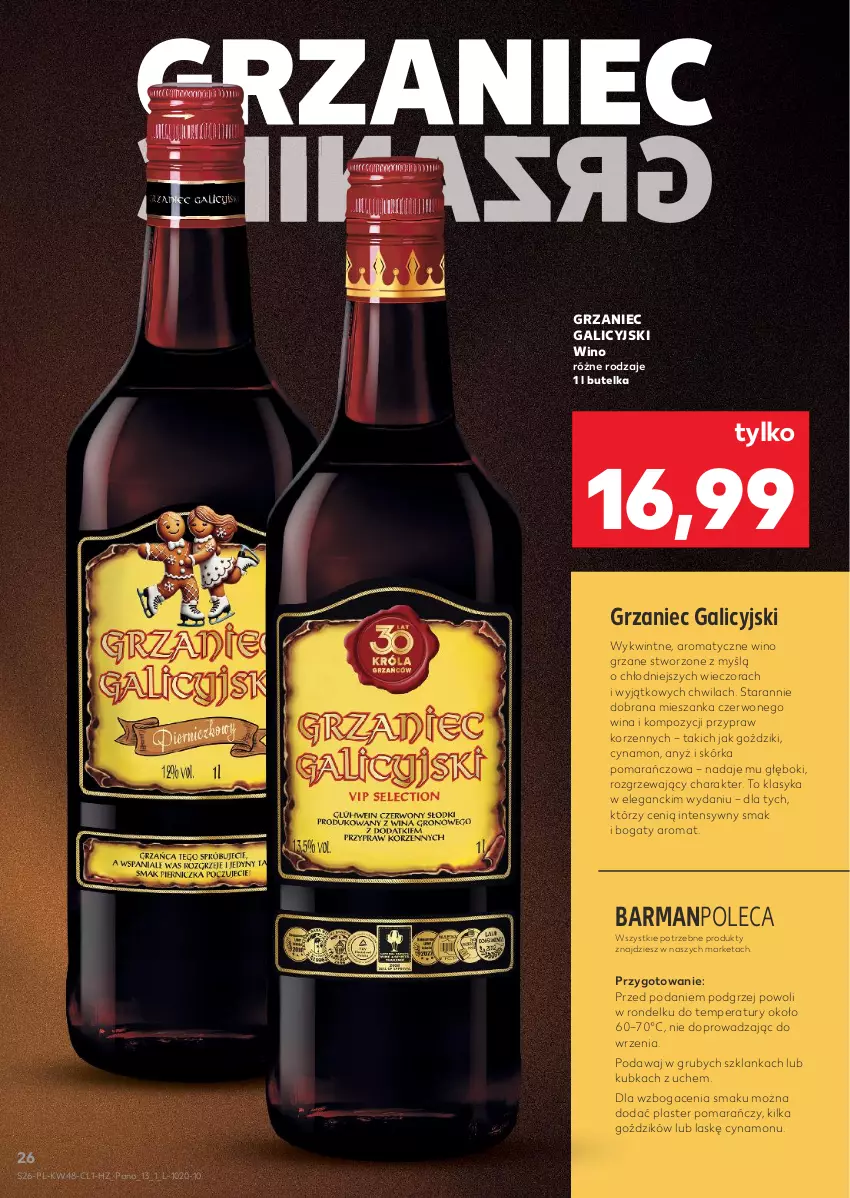 Gazetka promocyjna Kaufland - Barek Kauflandu - ważna 27.11 do 09.12.2025 - strona 26 - produkty: Grzaniec Galicyjski, Rondel, Szklanka, Wino