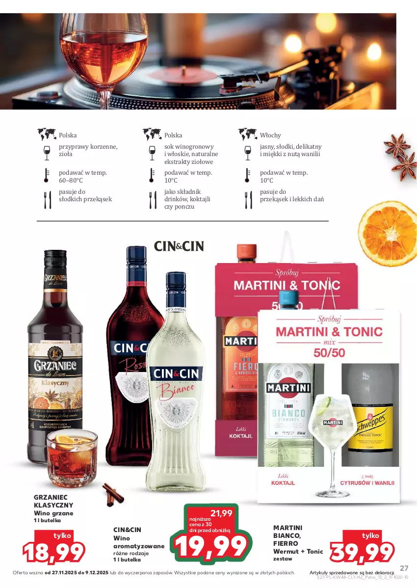 Gazetka promocyjna Kaufland - Barek Kauflandu - ważna 27.11 do 09.12.2025 - strona 27 - produkty: Martini, Przyprawy, Sok, Wino