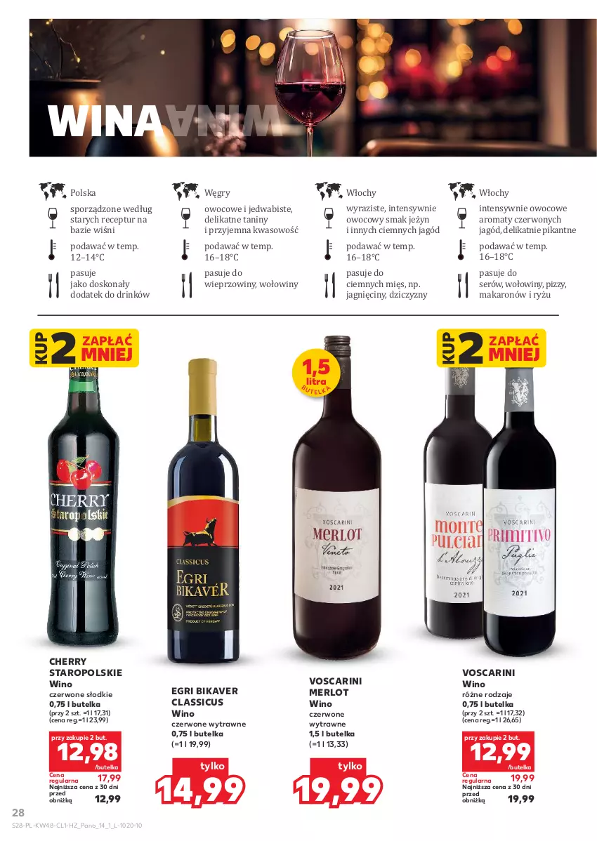 Gazetka promocyjna Kaufland - Barek Kauflandu - ważna 27.11 do 09.12.2025 - strona 28 - produkty: Gry, Makaron, Merlot, Por, Ryż, Ser, Wino, Wino czerwone