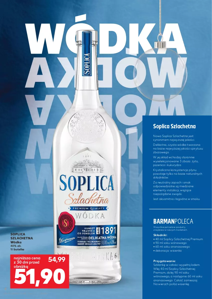 Gazetka promocyjna Kaufland - Barek Kauflandu - ważna 27.11 do 09.12.2025 - strona 4 - produkty: Aksam, Ananas, Kukurydza, Olej, Sok, Soplica, Wódka