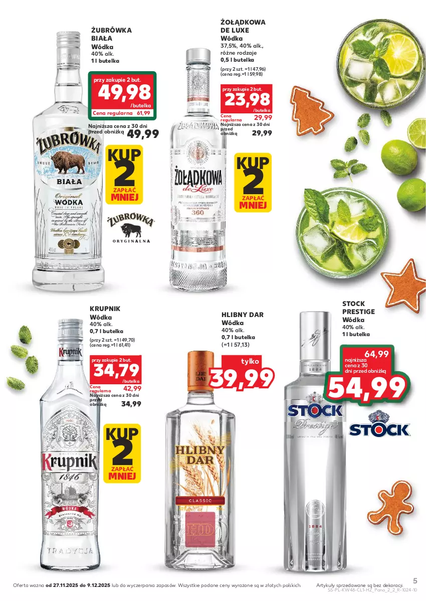 Gazetka promocyjna Kaufland - Barek Kauflandu - ważna 27.11 do 09.12.2025 - strona 5 - produkty: Krupnik, Stock, Wódka