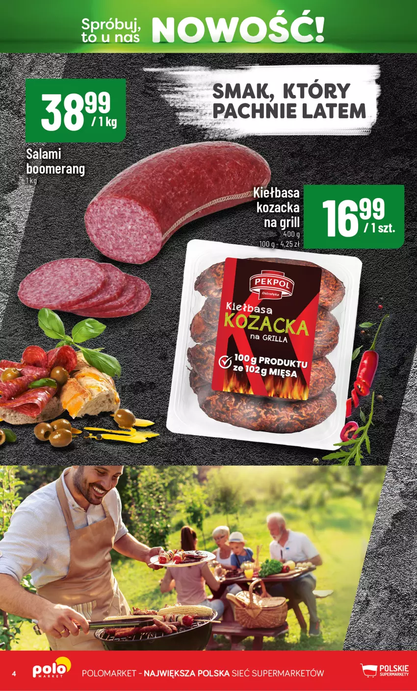 Gazetka promocyjna PoloMarket - Katalog Nowości - ważna 18.06 do 31.08.2026 - strona 4 - produkty: Grill, Kiełbasa, LG
