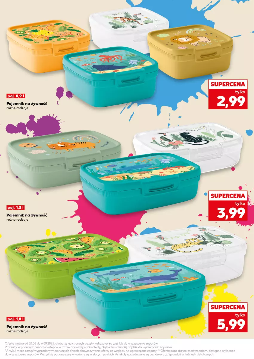 Gazetka promocyjna Kaufland - Kaufland - ważna 28.08 do 06.09.2025 - strona 47 - produkty: Pojemnik