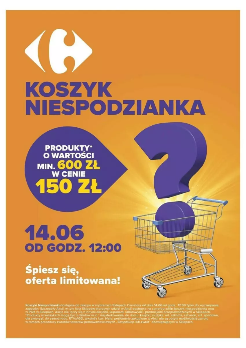 Gazetka promocyjna Carrefour - ważna 11.06 do 15.06.2024 - strona 29 - produkty: Fa, Kosz, Perfum, Por, Rama, Sport