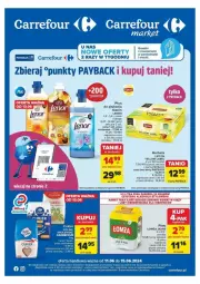 Gazetka promocyjna Carrefour - Gazetka - ważna od 15.06 do 15.06.2024 - strona 1 - produkty: Piwo, Por, Cukier, Królewski, Tesla, Płyn do płukania, Lipton, Herbata, Lenor
