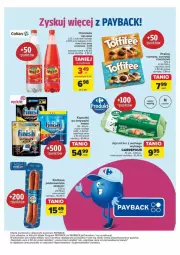 Gazetka promocyjna Carrefour - Gazetka - ważna od 15.06 do 15.06.2024 - strona 35 - produkty: Gra, Finish, Jaja, Praliny, Kiełbasa podwawelska, Wawel, Oranżada, Hellena, Morliny, Toffifee, Zmywarki, Kiełbasa, Kokos, Fa