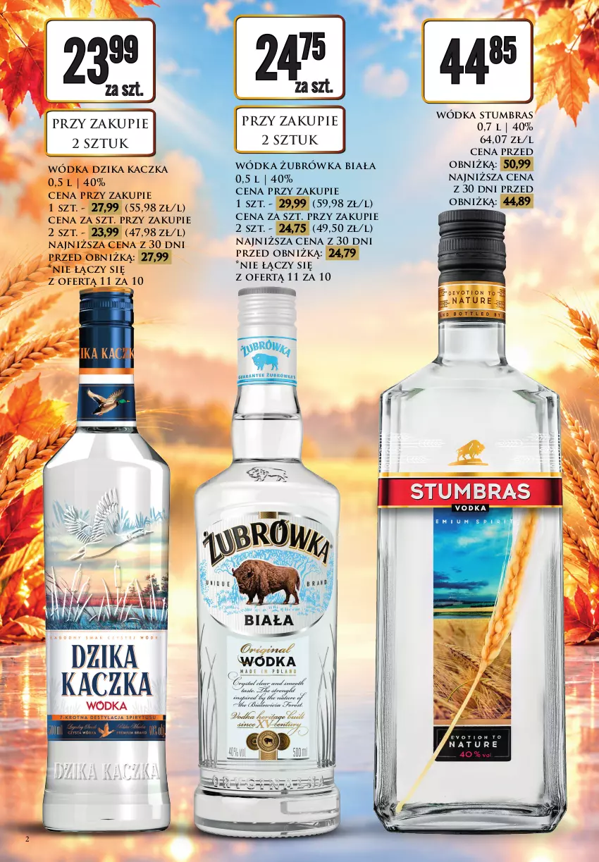 Gazetka promocyjna Dino - Oferta alkoholowa - ważna 02.10 do 03.10.2026 - strona 2 - produkty: Kaczka, Wódka