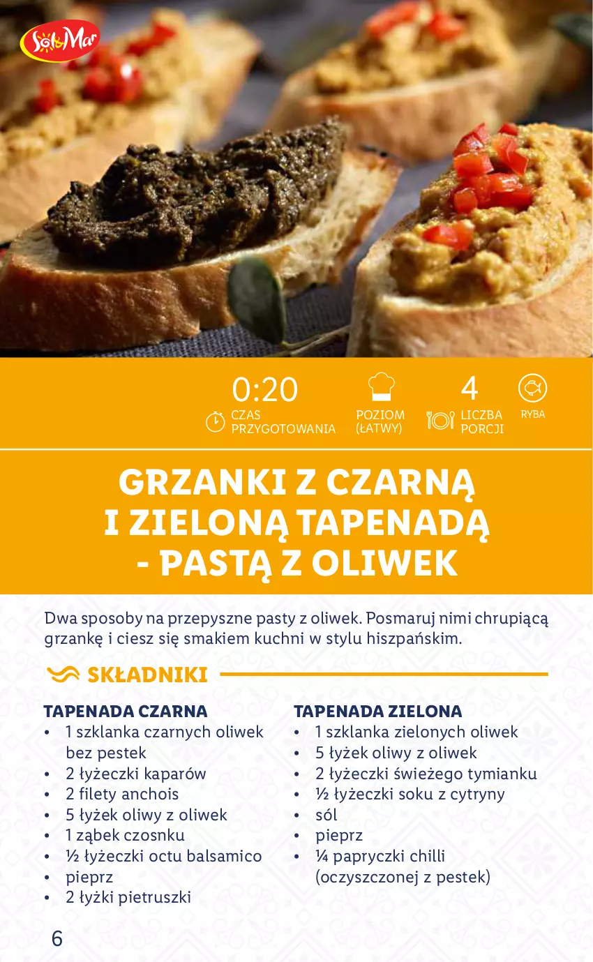 Gazetka promocyjna Lidl - KATALOG SOL&MAR - ważna 28.02 do 05.03.2022 - strona 6 - produkty: Cytryny, Pieprz, Por, Ryba, Sok, Sól, Stek, Szklanka