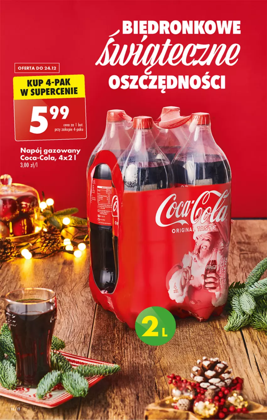 Gazetka promocyjna Biedronka - Gazetka - Biedronka.pl - ważna 22.12 do 28.12.2022 - strona 10 - produkty: Coca-Cola, Gin, LG, Napój, Napój gazowany