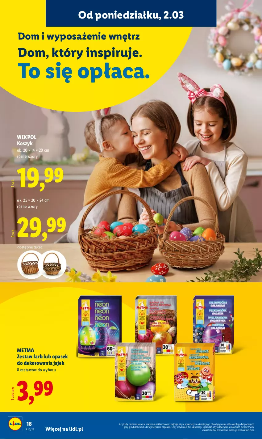 Gazetka promocyjna Lidl - Oferta ważna od 2.03 - ważna 02.03 do 07.03.2026 - strona 20 - produkty: Fa, Kosz, Pasek